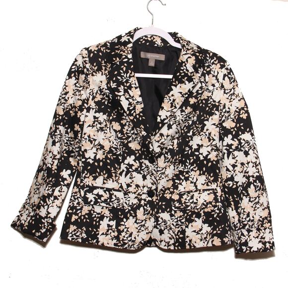 Croft & Barrow Floral Blazer Jacket Size 6  Lined - Picture 1 of 8